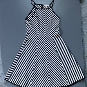 Black and white dress
